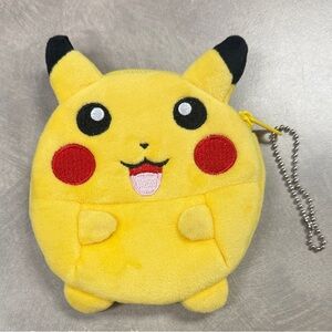 Yellow Pikachu Plush Coin Purse